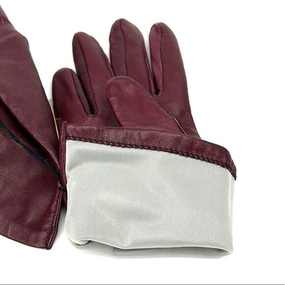 NWT Vintage FOWNES LEATHER GLOVES w/ ANTRON LINING, PHILIPPINES sz M - Picture 5 of 11